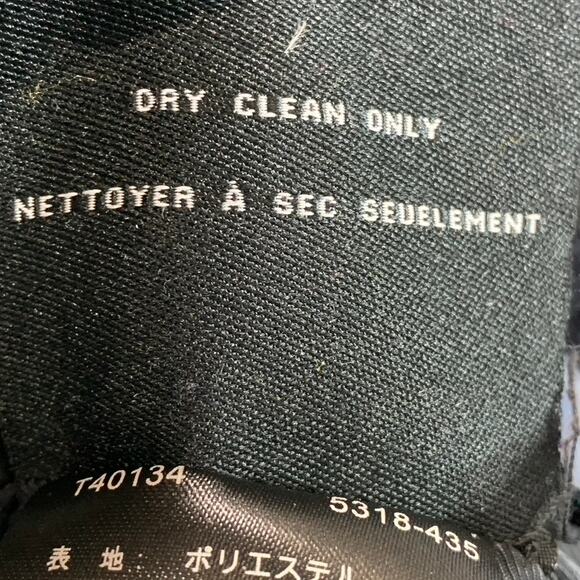 COLE HAAN Grand.OS Men's Black Stretch Wool Three-Button Top Coat SZ L - Picture 10 of 10